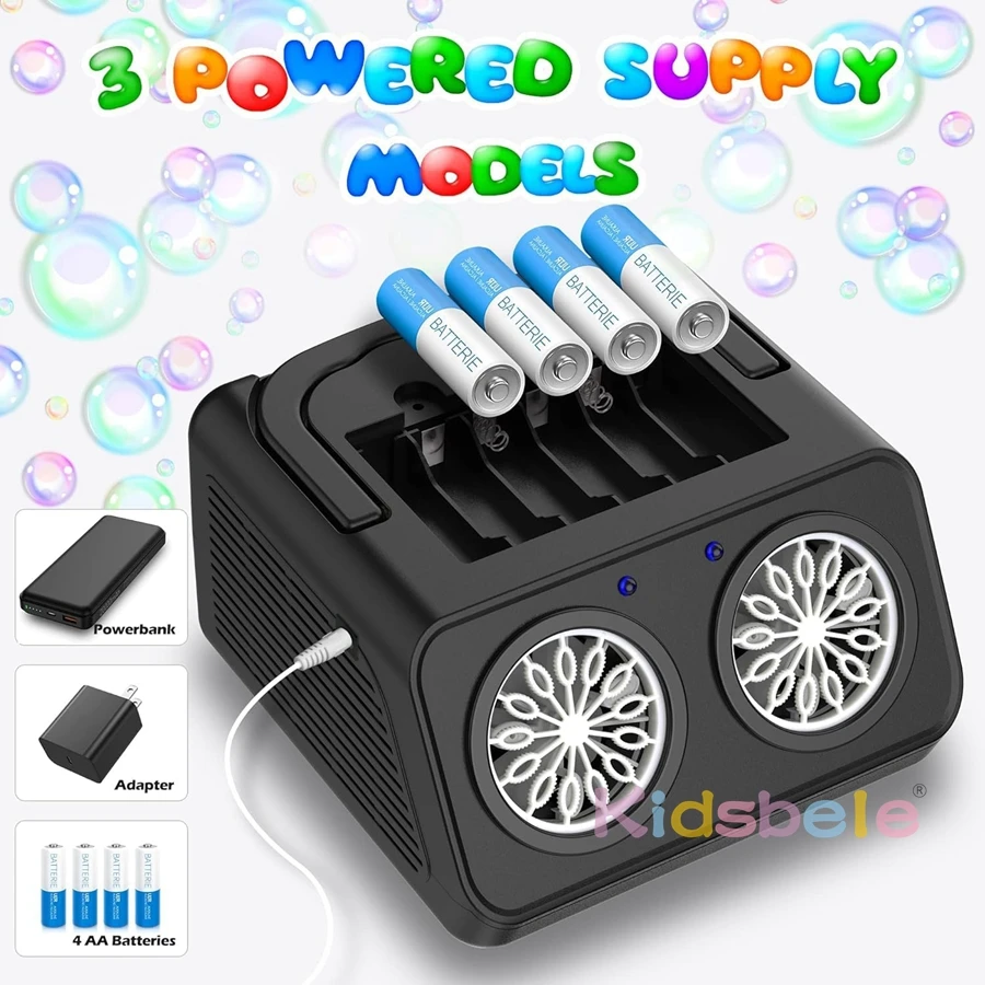 Soplador automático de burbujas para niños – Portátil y resistente - imagen 2