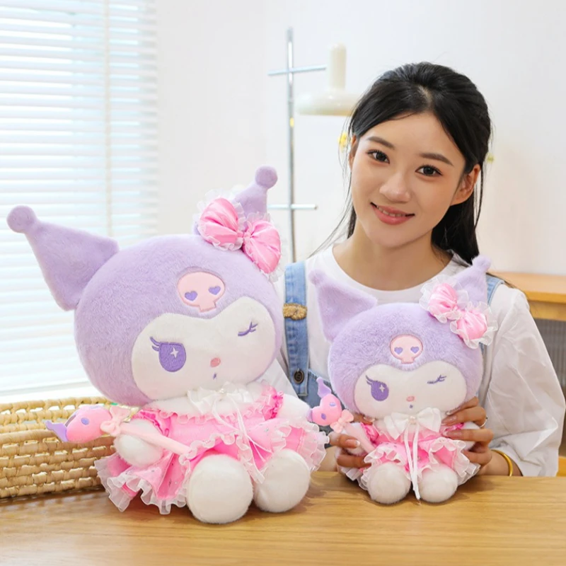 Peluche Kuromi Sanrio suave para niños, personaje Lolita - imagen 5