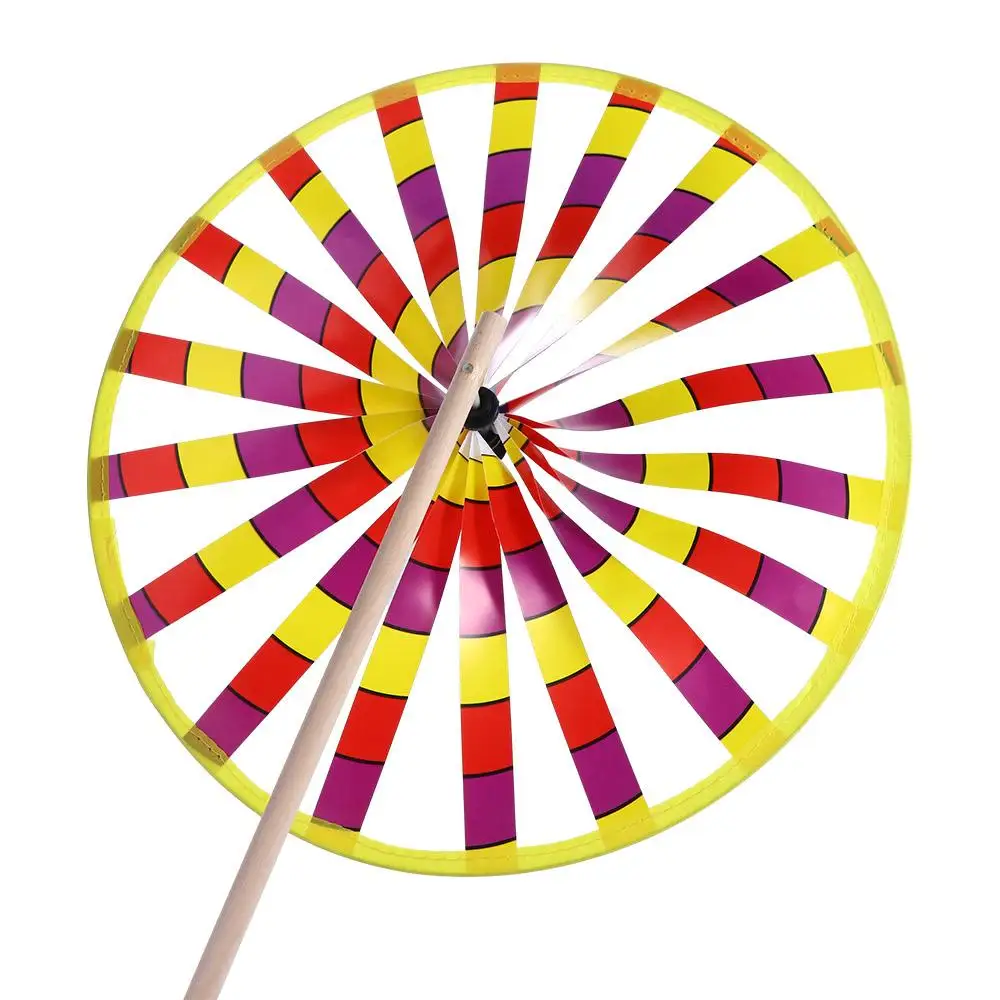 Molinillo de viento decorativo para jardín infantil giratorio - imagen 3