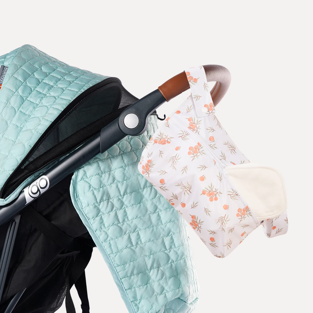 HappyFlute bolsa de pañales impermeable con cremallera y asas - imagen 2
