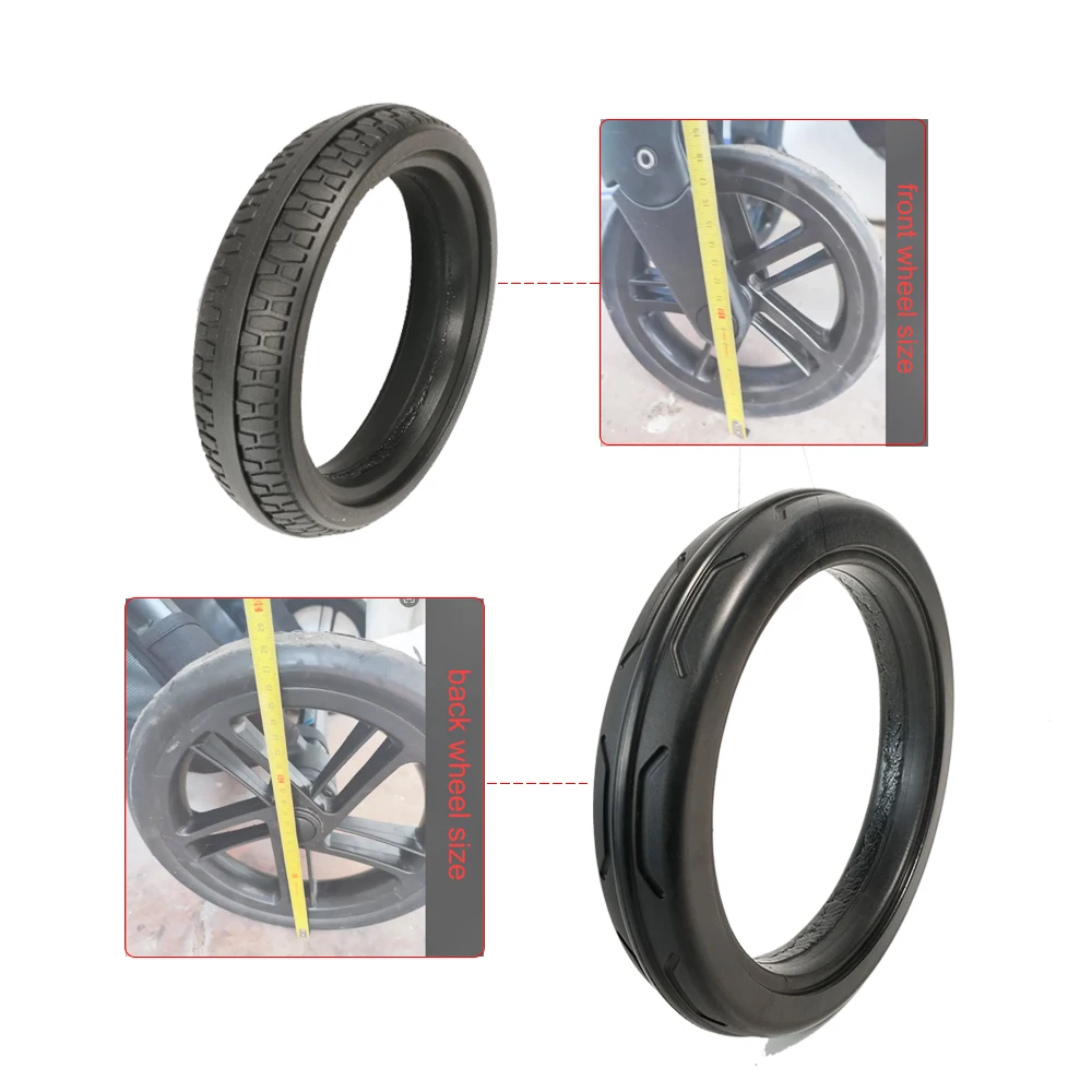 Jane Muum neumático buggy sin cámara PU para rueda delantera