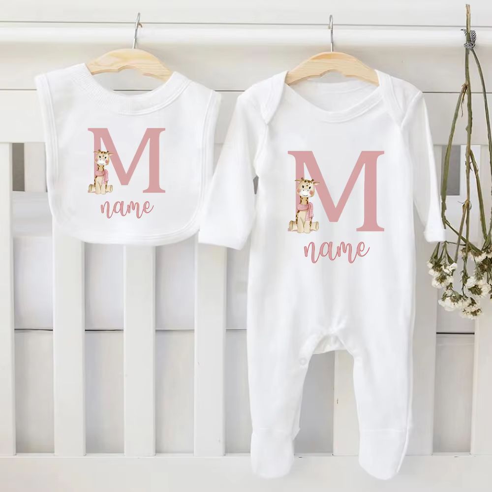 Babero y body personalizados para bebé – Regalo nacimiento - imagen 5