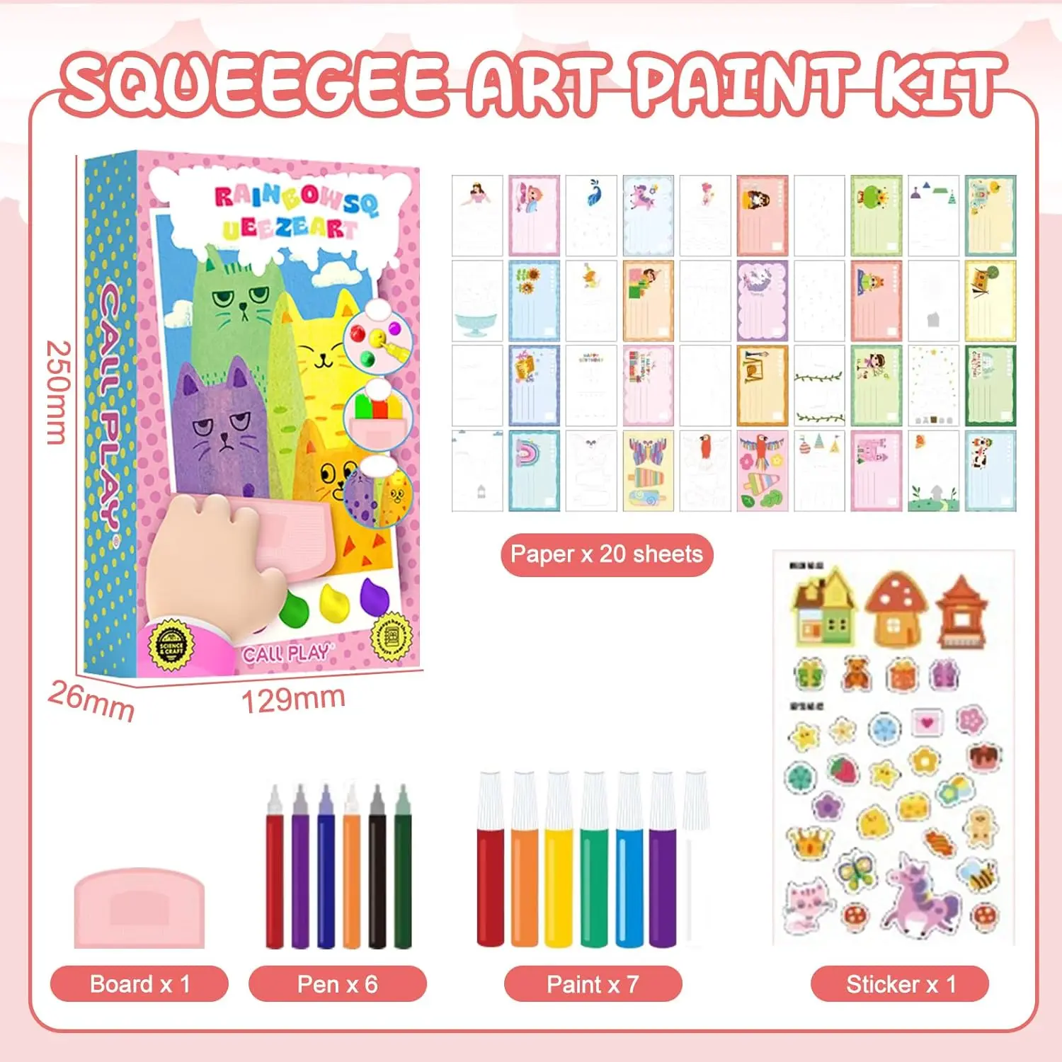 Rainbow Magic set de rascar premium con pegatinas creativas - imagen 5