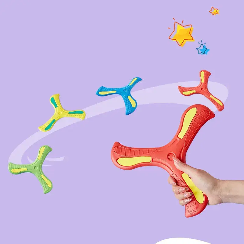 Juguete boomerang suave para niños de exterior, vuelo seguro - imagen 2