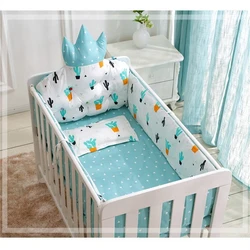 Parachoques de cuna transpirables para verano – Protección suave para bebés