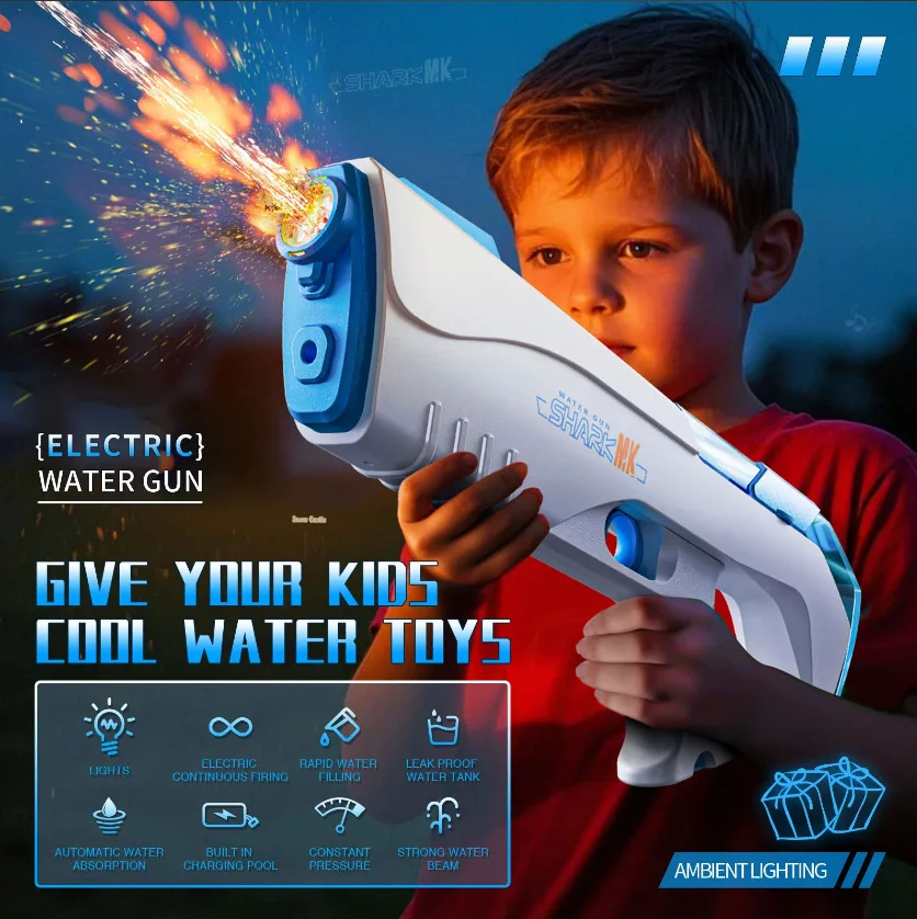 Pistola de agua recargable automática para niños y adultos - imagen 2