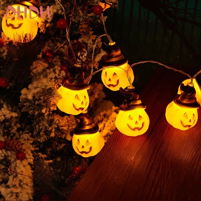Guirnalda de luces LED portátil para decoración de Halloween - imagen 2