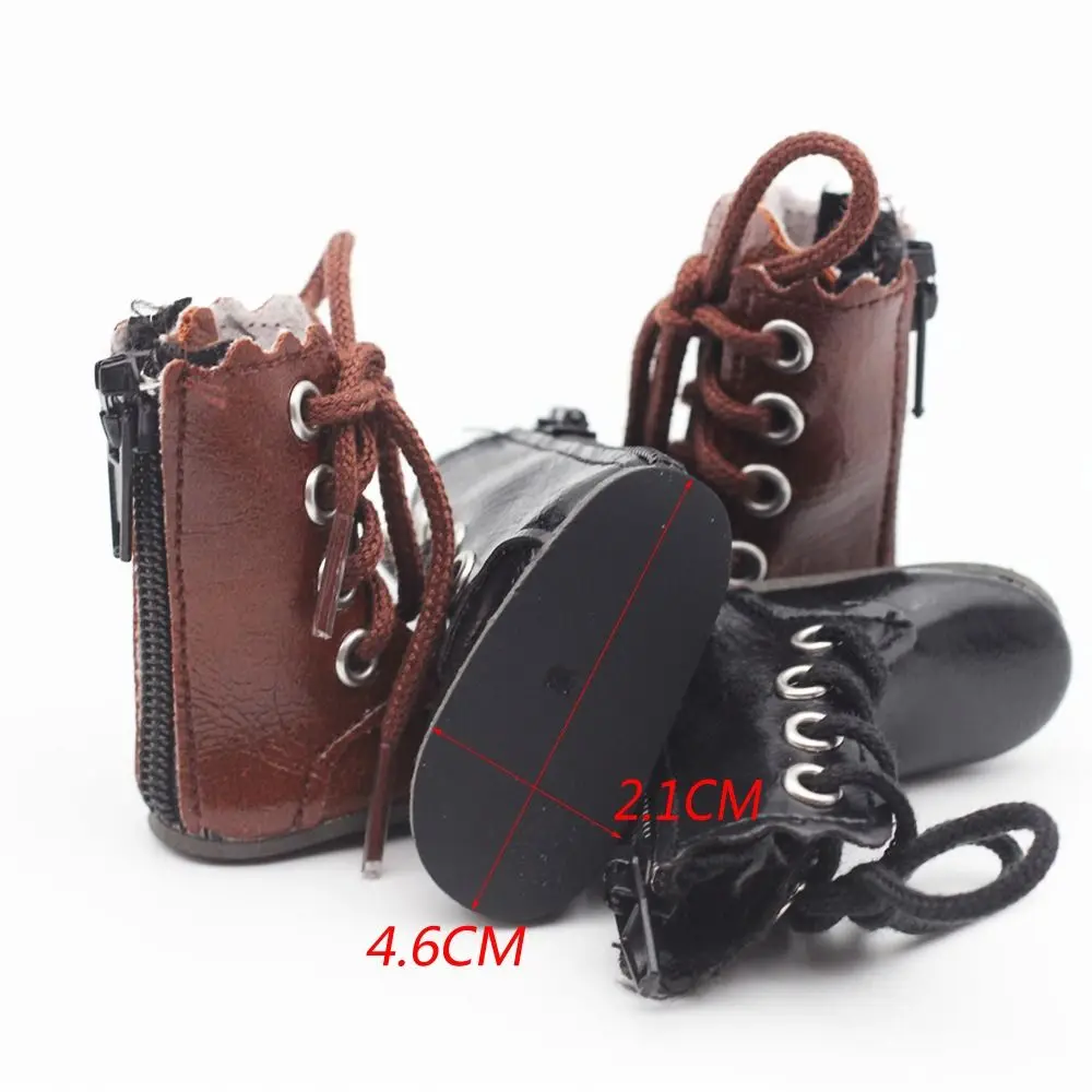 Botas de cuero para muñecas Obitsu, estilo BJD mini - imagen 5