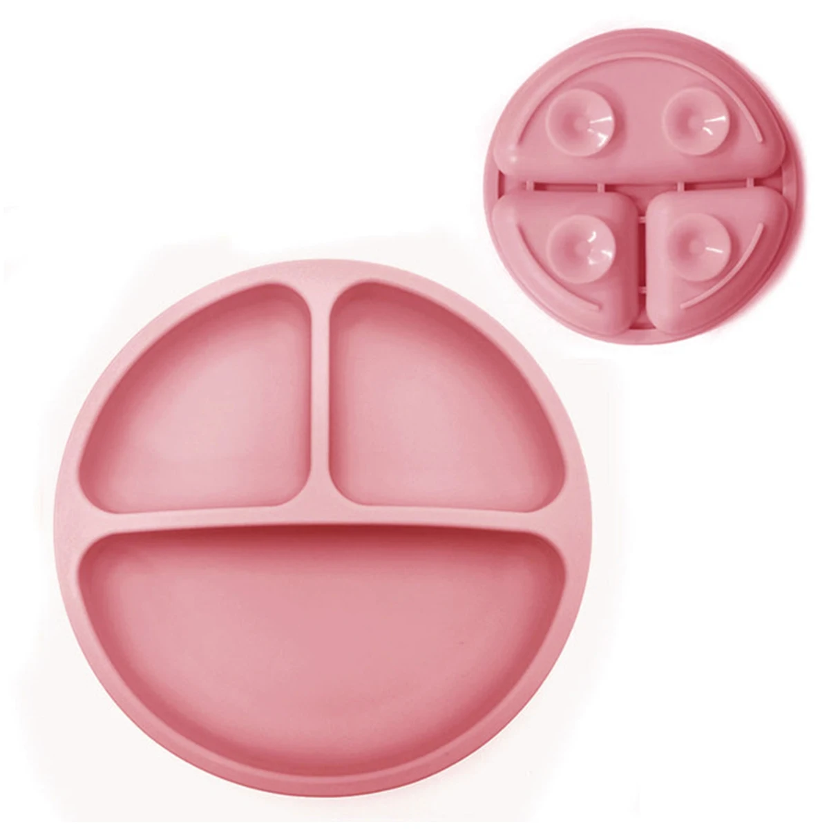 Plato antivuelco de silicona para bebés – Diseño divertido - imagen 5