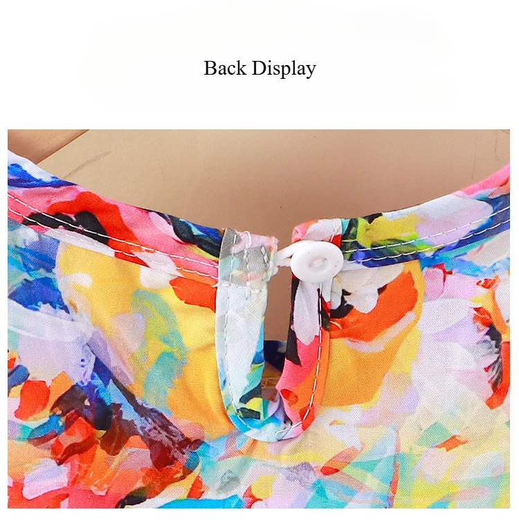 Vestidos de verano para niñas con estampado graffiti estilo chaleco - imagen 5