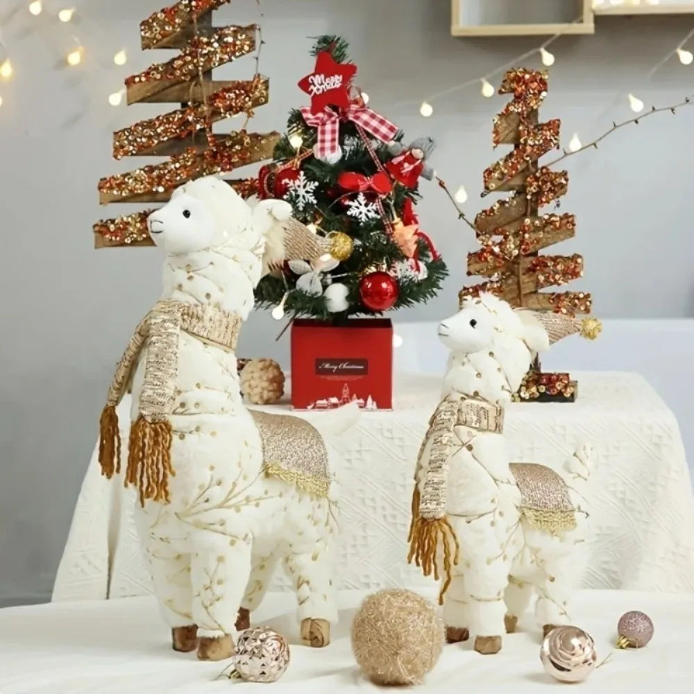 Peluche de llama artesanal para decoración del hogar - imagen 5