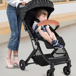 Protector de mango para cochecito de bebé, cuero PU antideslizante