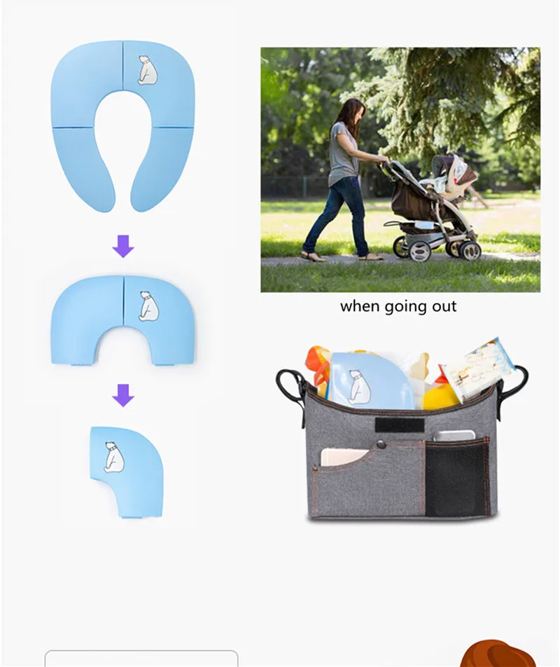 Asiento plegable con ventosas antideslizantes
