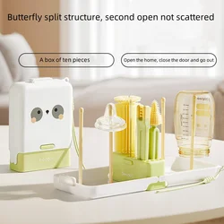 Cepillo de silicona para biberón - Kit de viaje infantil