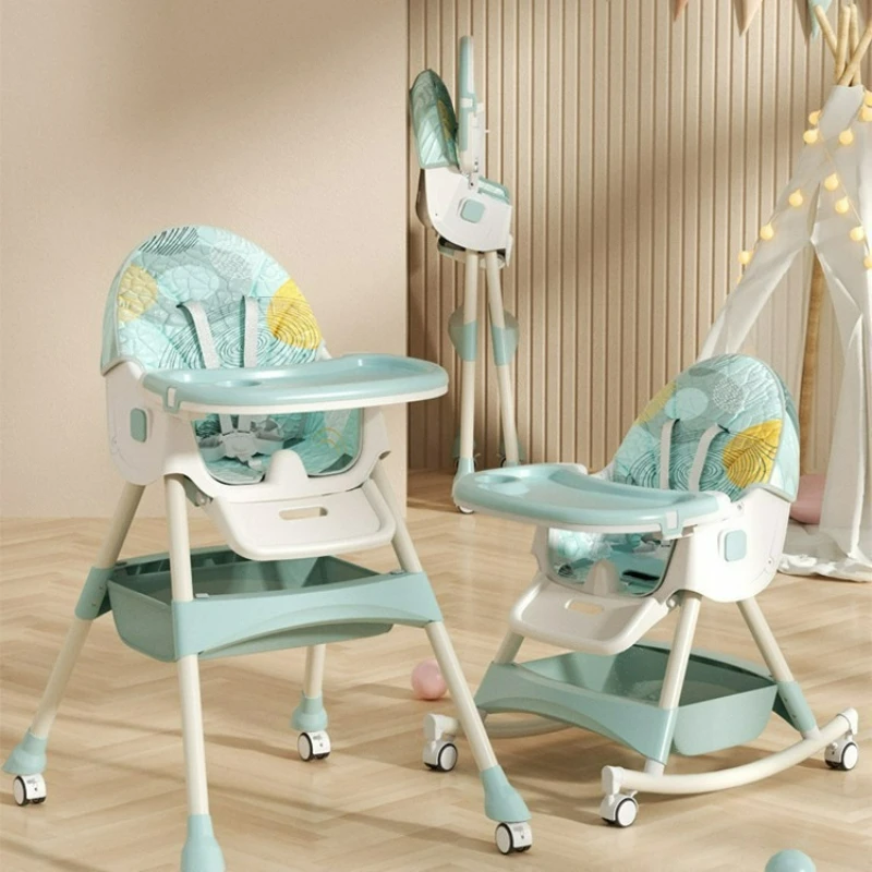 Trona plegable para bebé – Silla de comer multifuncional - imagen 4