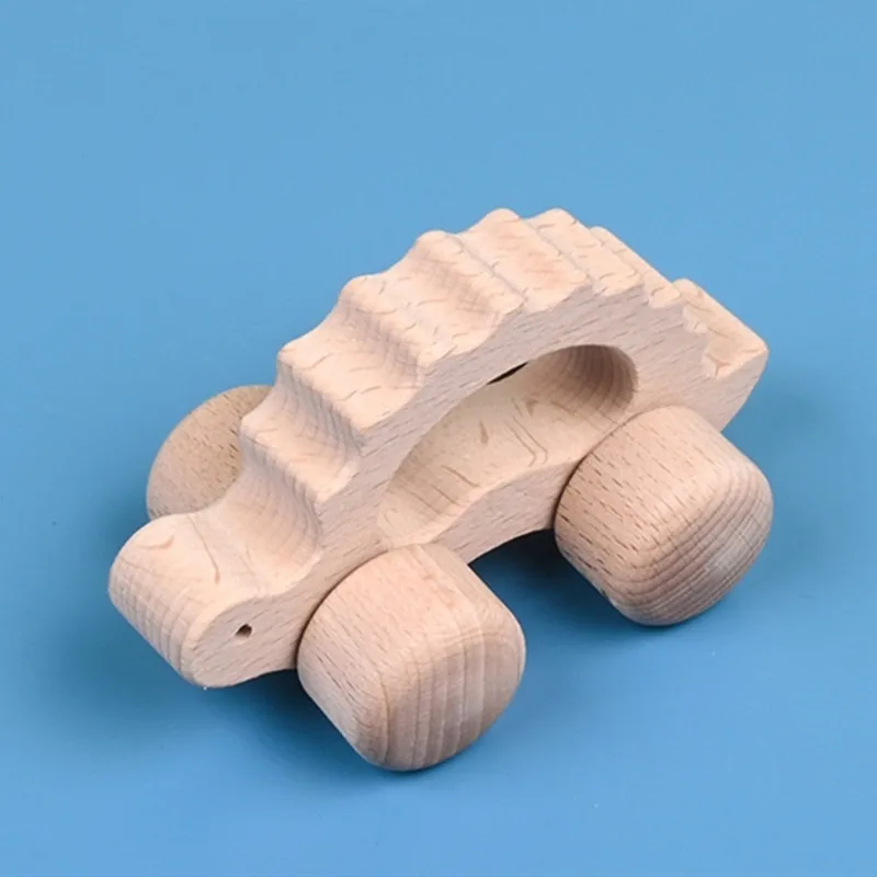 Sonajero en madera de haya Montessori sin BPA para bebé - imagen 5