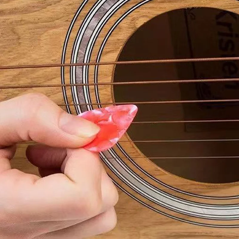 Púas de guitarra de celuloide TMZ para eléctrica y bajo - imagen 2