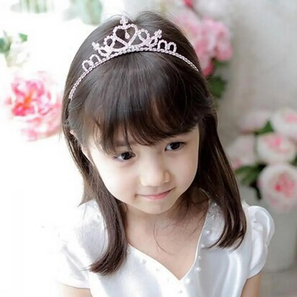 Tiara de cristal plata con circonitas