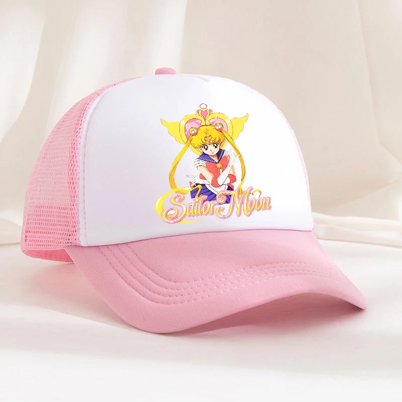 Gorra de béisbol infantil Sailor Moon diseño de verano ajustable - imagen 2