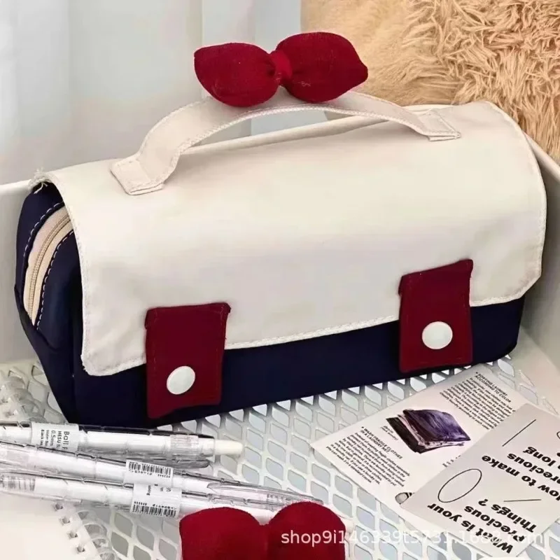Organizador de papelería de algodón para niña – con estilo - imagen 4
