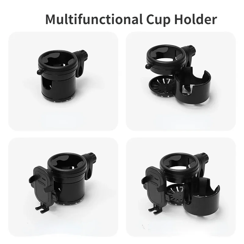 Portavasos para cochecito con soporte para teléfono y botella - imagen 2