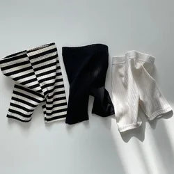 Pantalones cortos lisos elásticos para niños