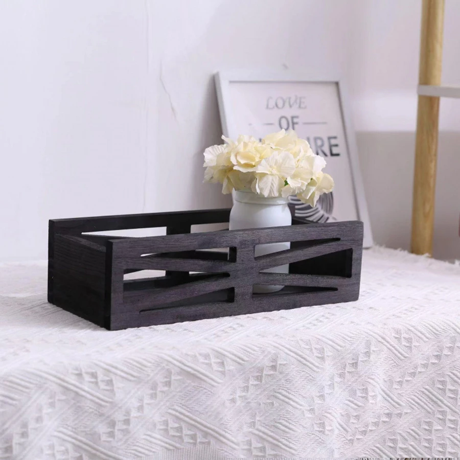 Caja organizadora de madera para baño infantil - imagen 4