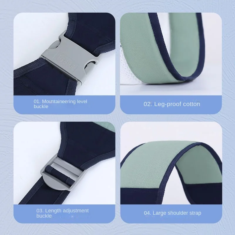Portabebés ergonómico transpirable para recién nacidos y bebés - imagen 2