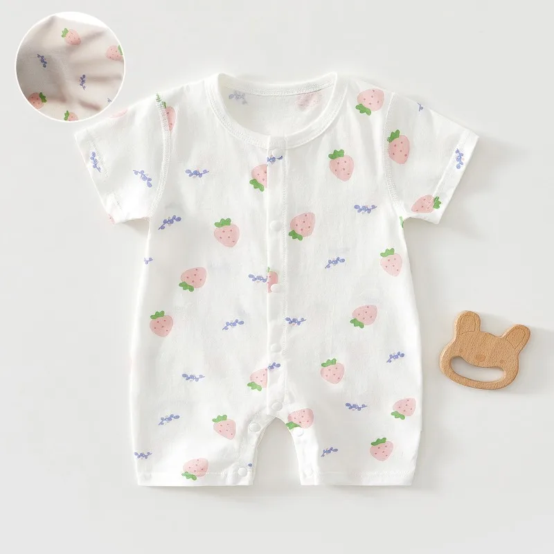 Pijama bebé verano fino manga corta para recién nacidos