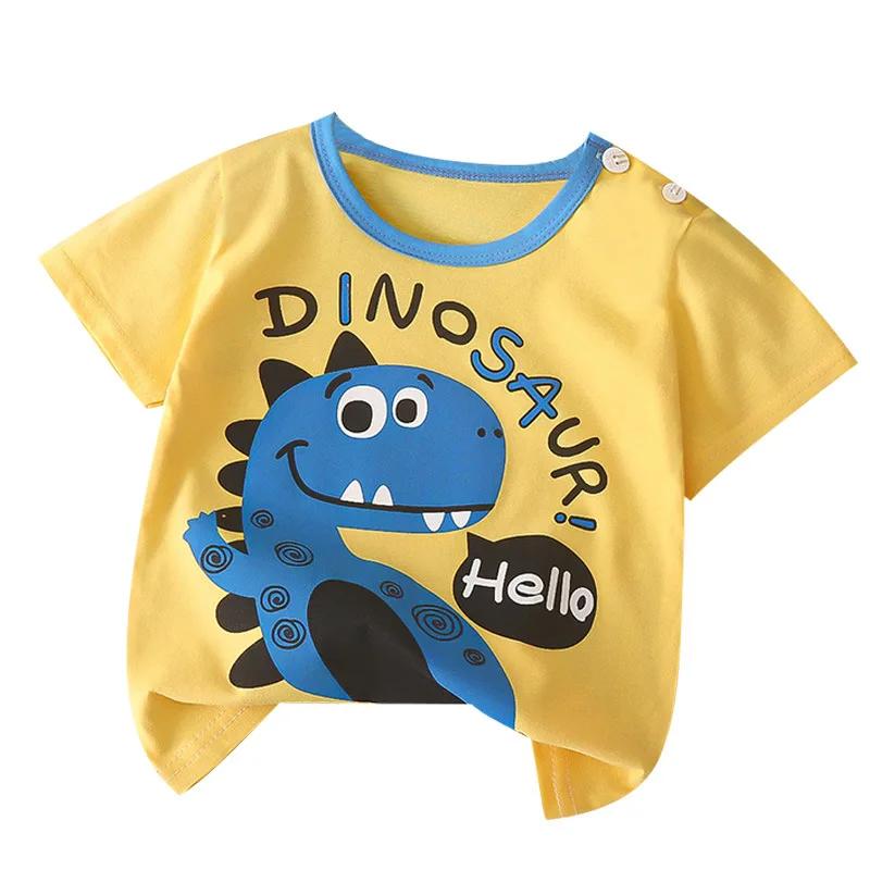 Camisetas de verano de algodón puro para niños 2-6 años - imagen 2
