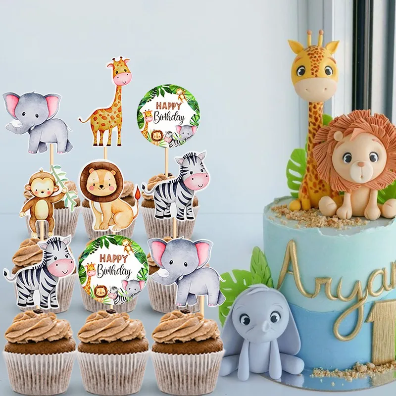 Decoración selva pastel - vista 4