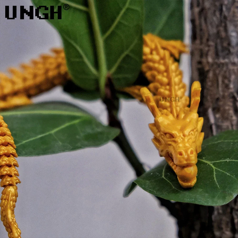 UNGH Figura de acción articulada dragón 3D para niños - imagen 4