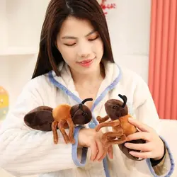 Peluche de hormiga realista en algodón, tierno para regalar