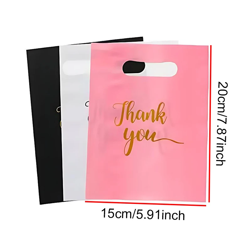 Bolsas de plástico para regalos en distintos colores