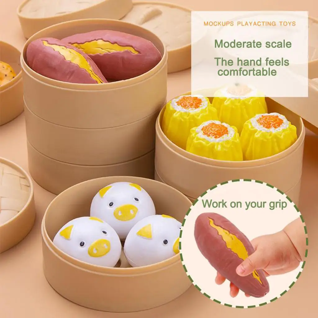 Juego de comida para desayunos, set de cocina infantil - imagen 4
