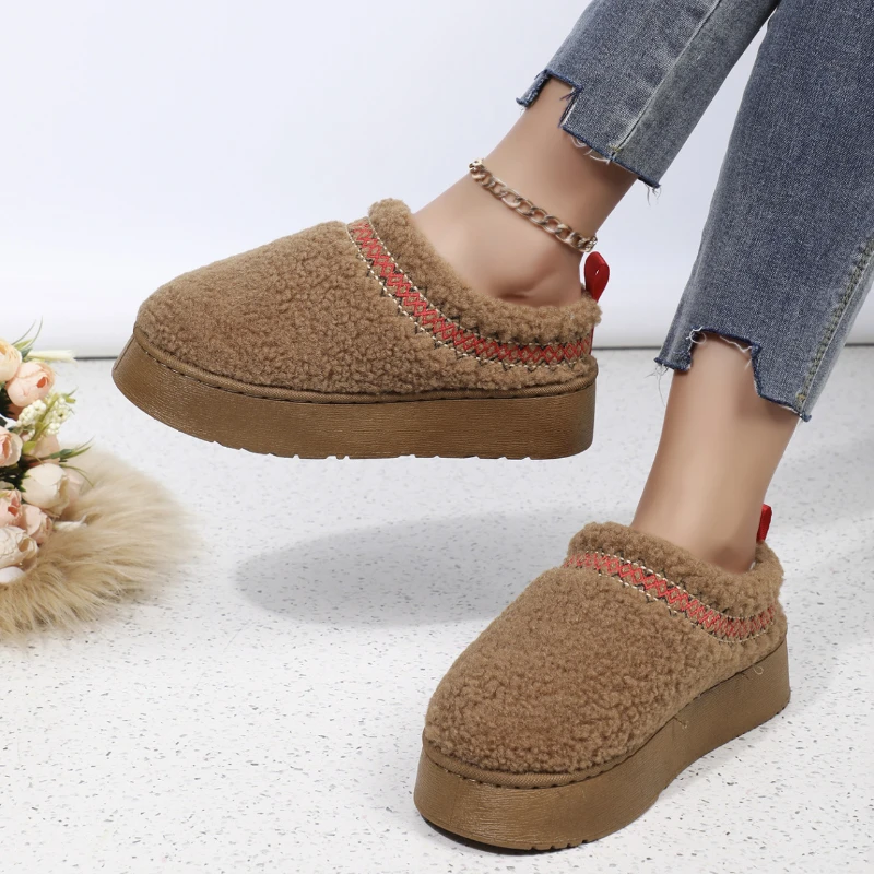 Chanclas de casa antideslizantes para bebé – Forro de felpa suave - imagen 4