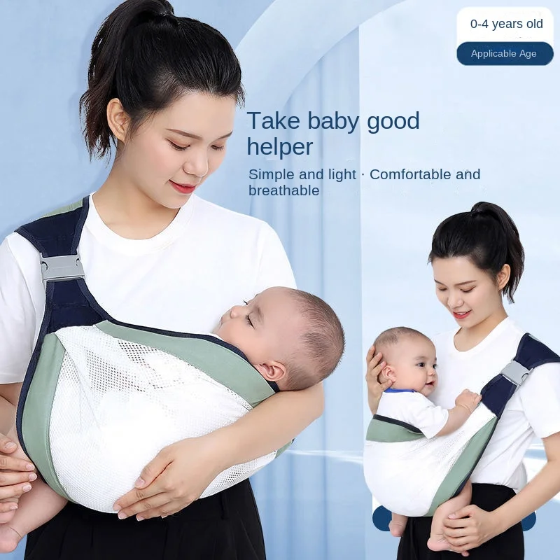 Portabebés ergonómico transpirable para recién nacidos y bebés