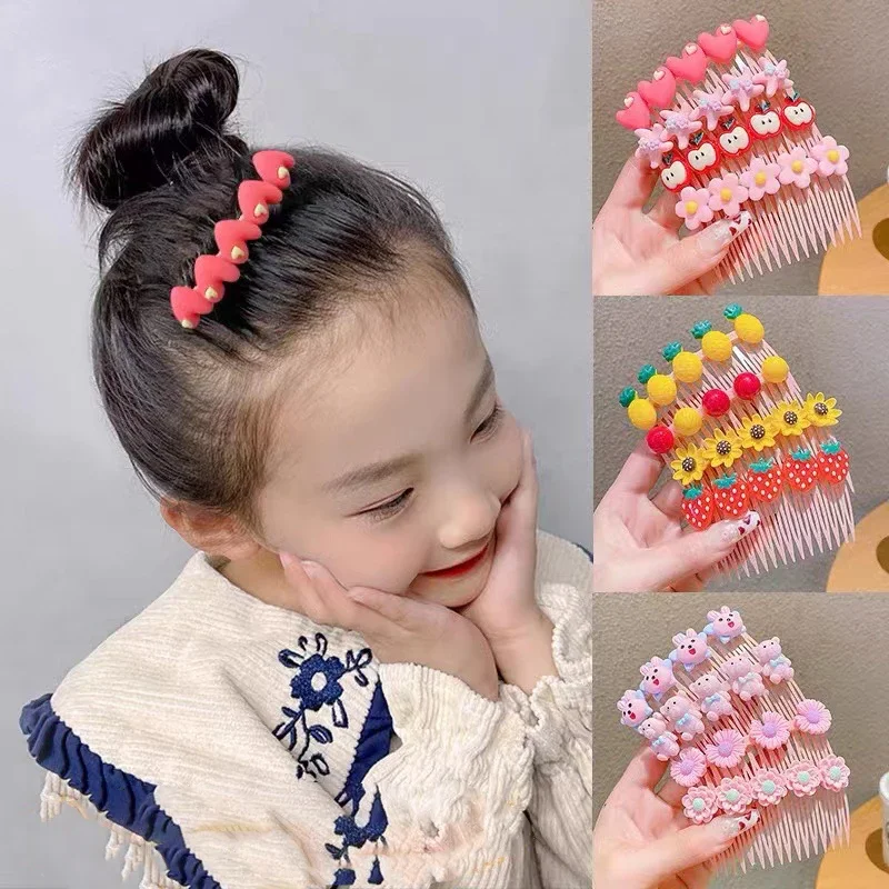 Pinzas de pelo Kawaii para niñas – Set de accesorios con dibujos - imagen 3