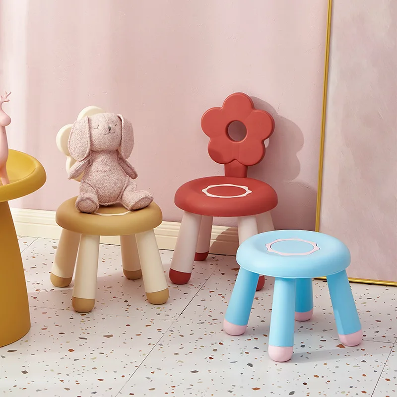 LazyChild Banco Infantil con Respaldo – Silla Estudio Plástica - imagen 2