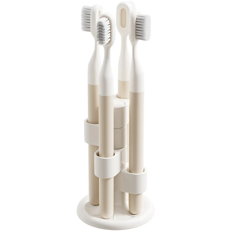 Soporte giratorio para cepillos de dientes con compartimentos - imagen 5