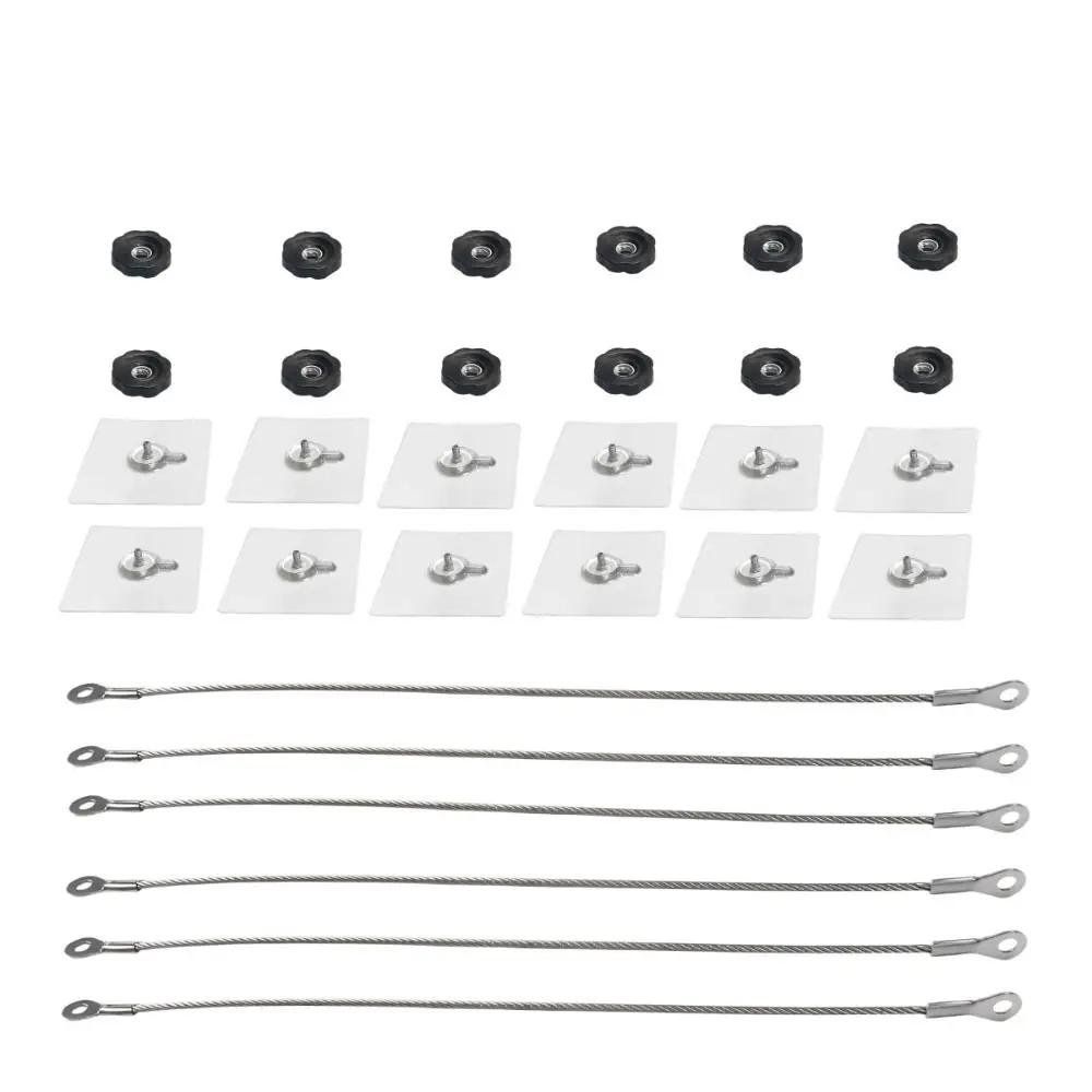 Anclaje de seguridad para muebles autoadhesivo acero inoxidable - imagen 4
