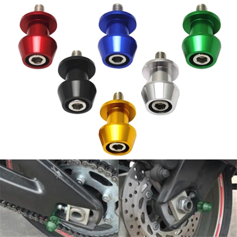 Soporte de aluminio instalado en una motocicleta