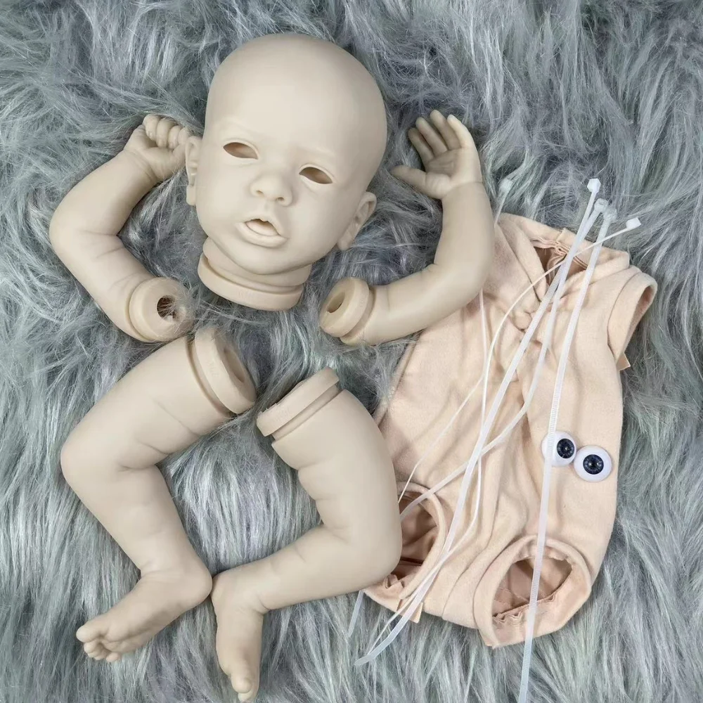 Kit muñeca recién nacida de vinilo sin pintar, 19 pulgadas - imagen 3