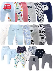 Pantalones de algodón para bebé y niña suaves - Primavera, otoño