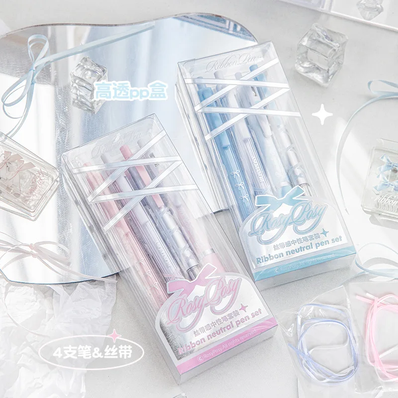 Ballet INS Boligrafo gel rosa - tinta negra 0,5 mm, papeleria kawaii - imagen 4