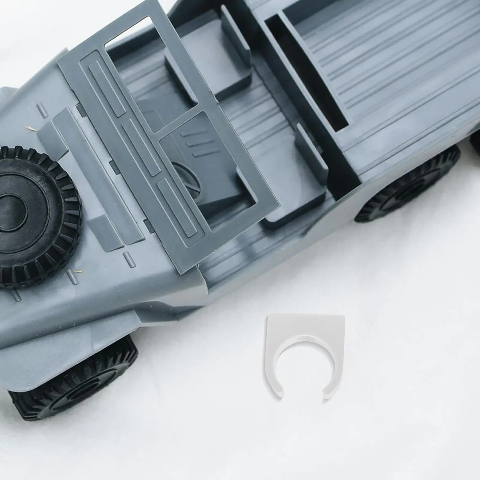 Soporte vertical para motor RC de plástico blanco, montaje fijo - imagen 4