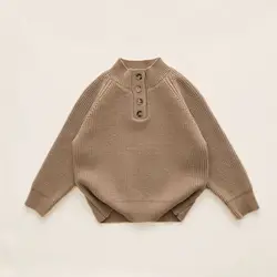 Jersey de algodón grueso para niño – Suéter cálido de otoño