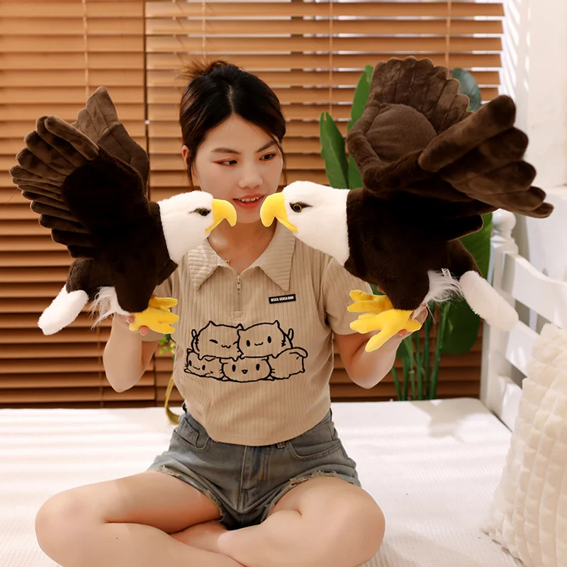 Peluche de águila calva suave para niños – regalo de cumpleaños - imagen 3