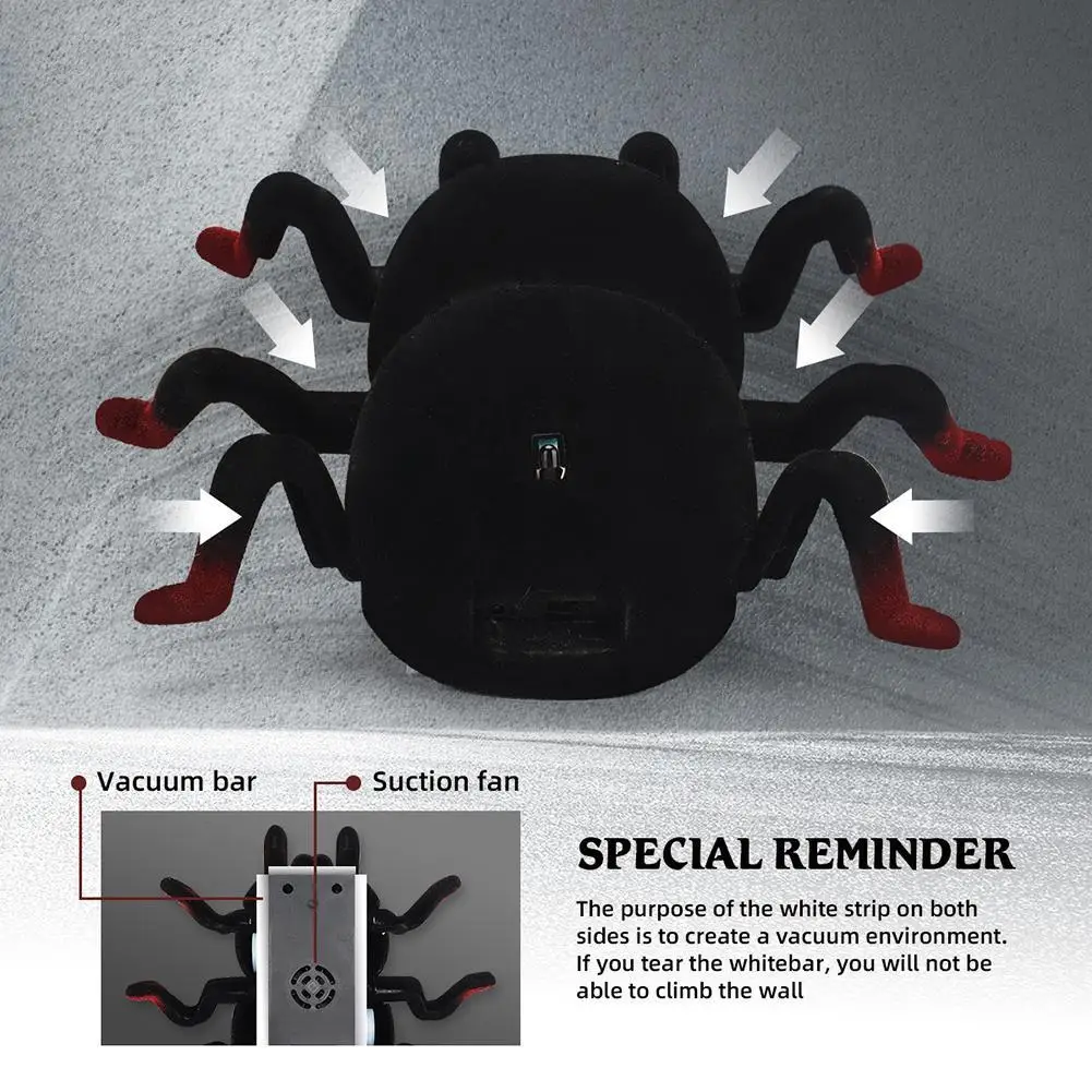 Juguete de araña con control remoto y succión al vacío - imagen 3