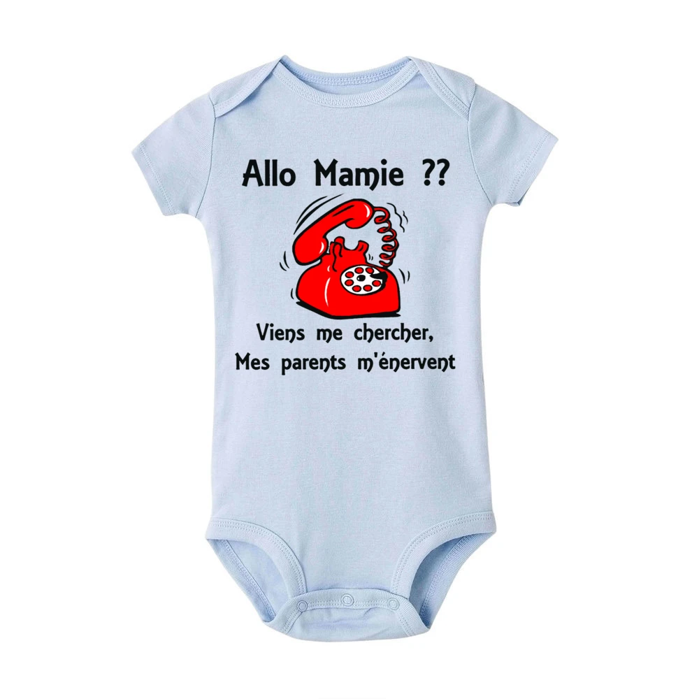 Body bebé Hello Grandma para recién nacido - imagen 5